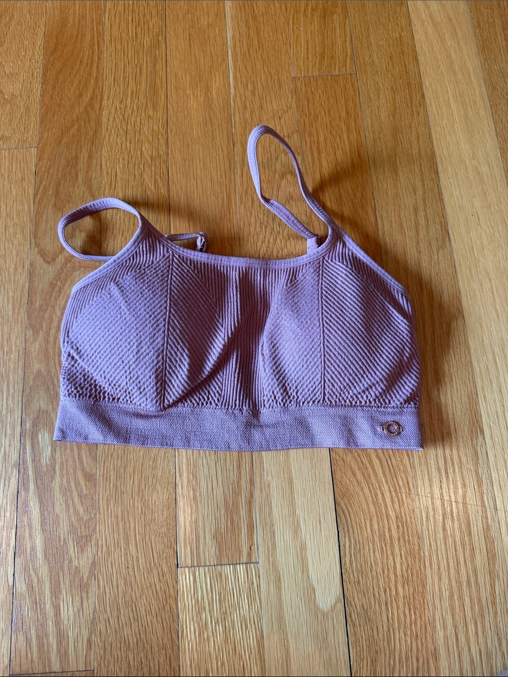 Danskin Dusty Lavender Seamless Sports Bralette